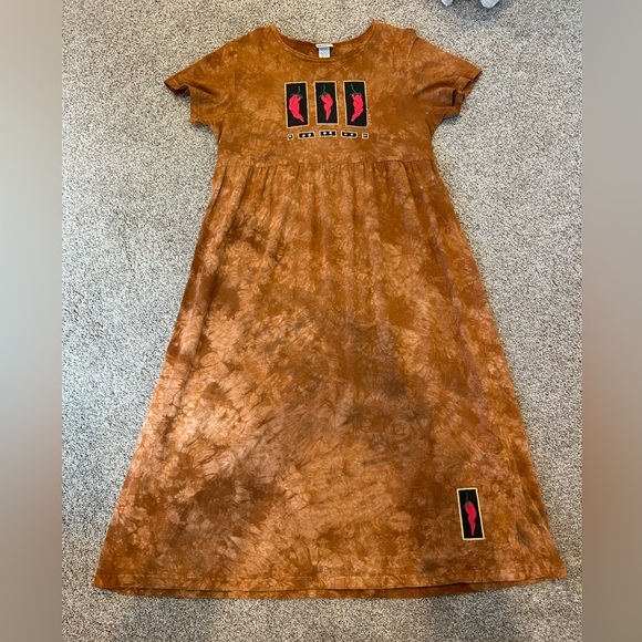 cactus bay Dresses & Skirts - Vintage Cactus Bay Apparel Maxi Dress. Southwestern. Never worn. Chili peppers.